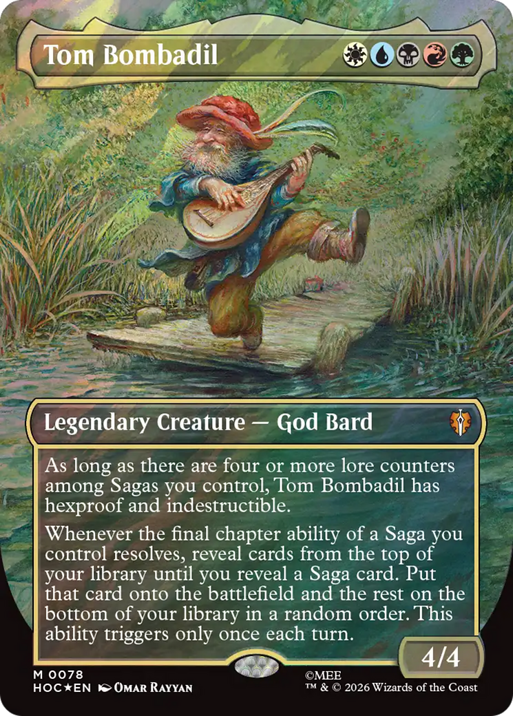 Tom Bombadil (Borderless) (Surge Foil) [The Hobbit] | Spectrum Games