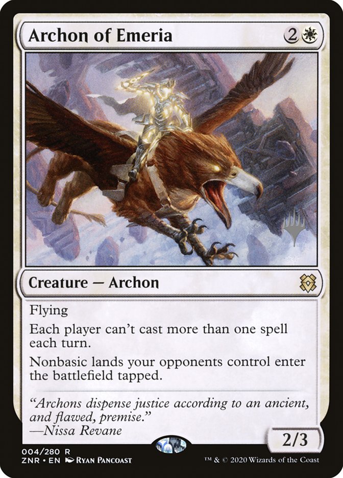 Archon of Emeria (Promo Pack) [Zendikar Rising Promos] | Spectrum Games