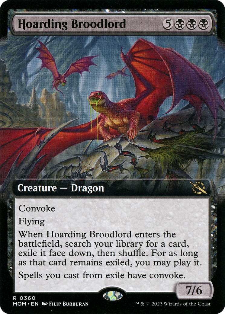 Hoarding Broodlord (Extended Art) [March of the Machine] | Spectrum Games