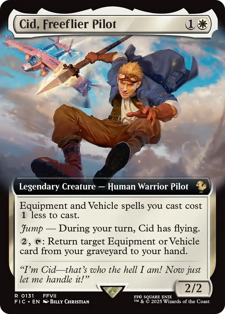 Cid, Freeflier Pilot (Extended Art) [FINAL FANTASY Commander] | Spectrum Games