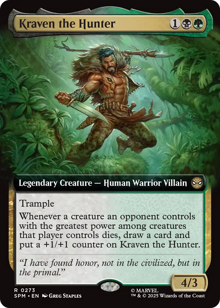 Kraven the Hunter (Extended Art) [Marvel's Spider-Man] | Spectrum Games