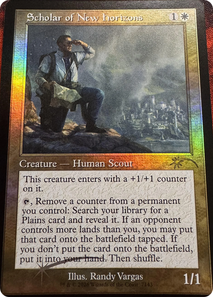 Scholar of New Horizons (Retro Frame) [Secret Lair Drop Series] | Spectrum Games