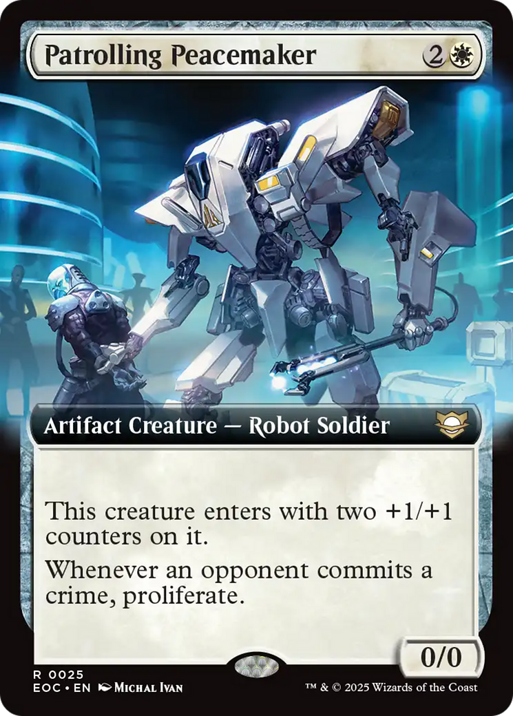 Patrolling Peacemaker (Extended Art) [Edge of Eternities Commander] | Spectrum Games