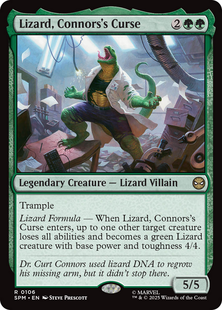 Lizard, Connors's Curse [Marvel's Spider-Man] | Spectrum Games
