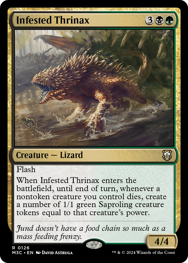 Infested Thrinax [Modern Horizons 3 Commander] | Spectrum Games