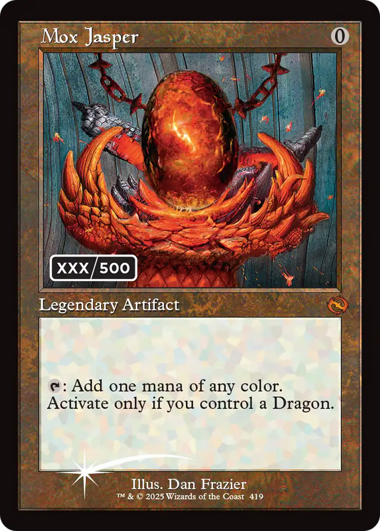 Mox Jasper (Serial Numbered) [Tarkir: Dragonstorm] | Spectrum Games