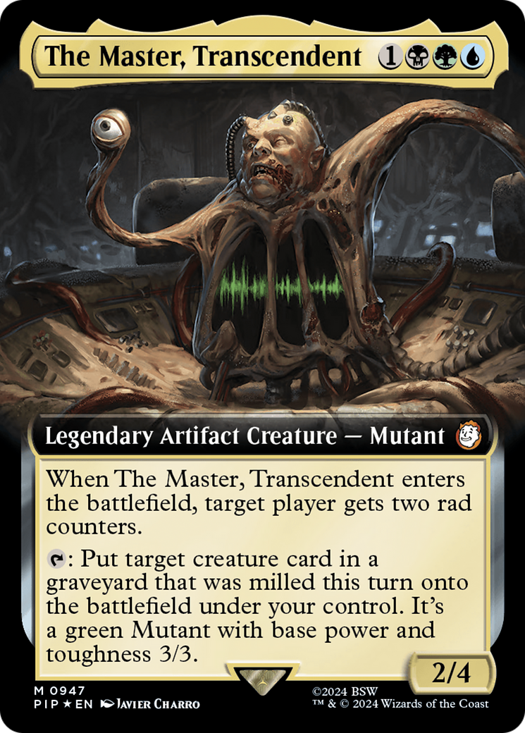 The Master, Transcendent (Extended Art) (Surge Foil) [Fallout] | Spectrum Games