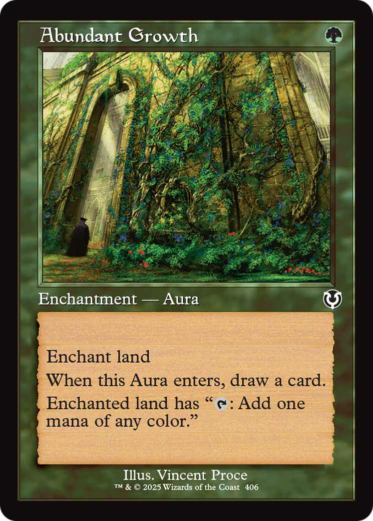 Abundant Growth (Retro Frame) [Innistrad Remastered] | Spectrum Games