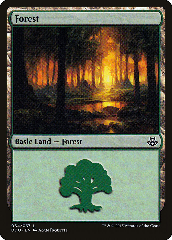 Forest (64) [Duel Decks: Elspeth vs. Kiora] | Spectrum Games