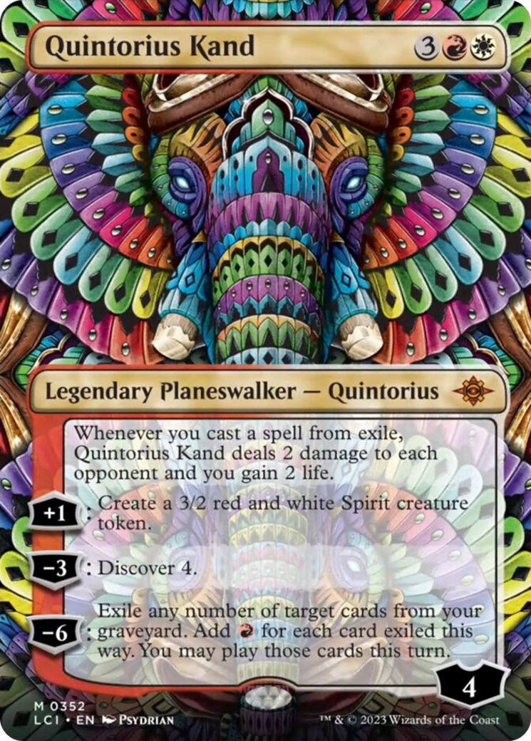 Quintorius Kand (0352) (Borderless) [The Lost Caverns of Ixalan] | Spectrum Games