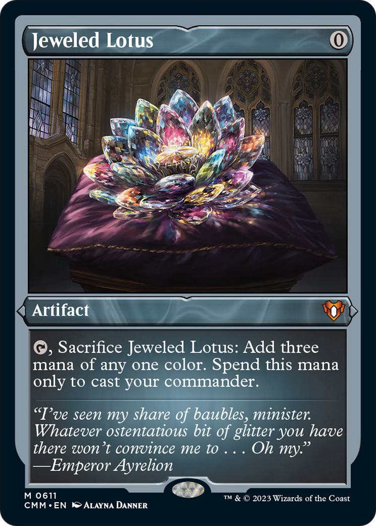 Jeweled Lotus (Foil Etched) [Commander Masters] | Spectrum Games