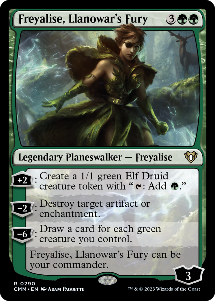 Freyalise, Llanowar's Fury [Commander Masters] | Spectrum Games