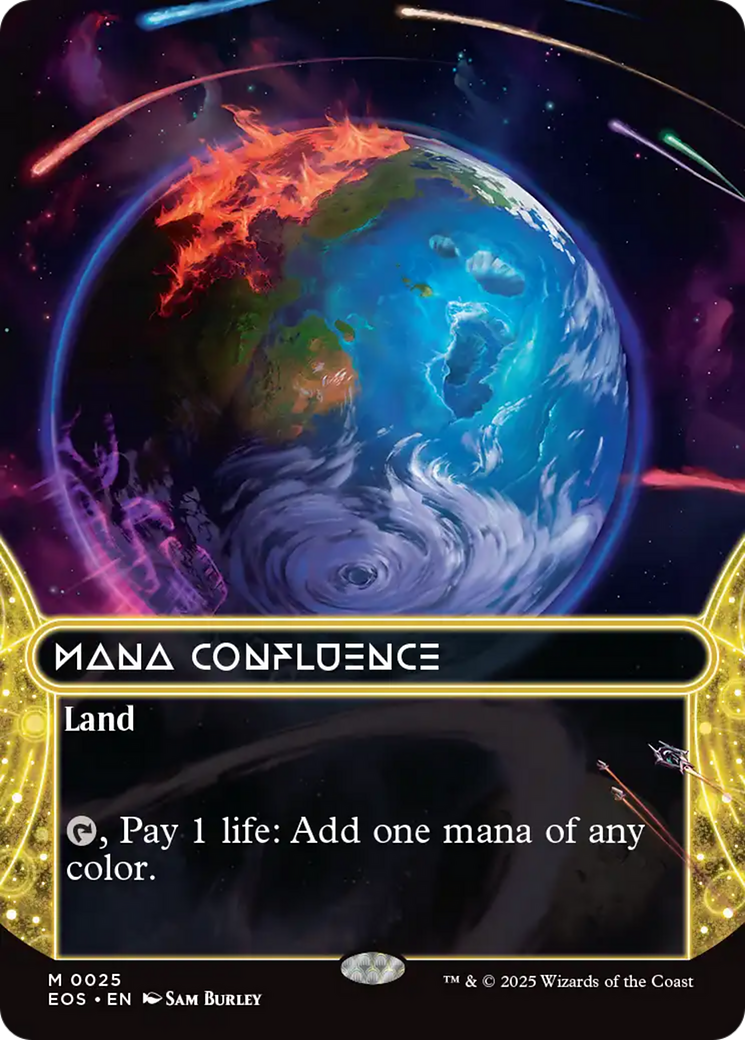 Mana Confluence (0025) (Borderless) [Edge of Eternities: Stellar Sights] | Spectrum Games