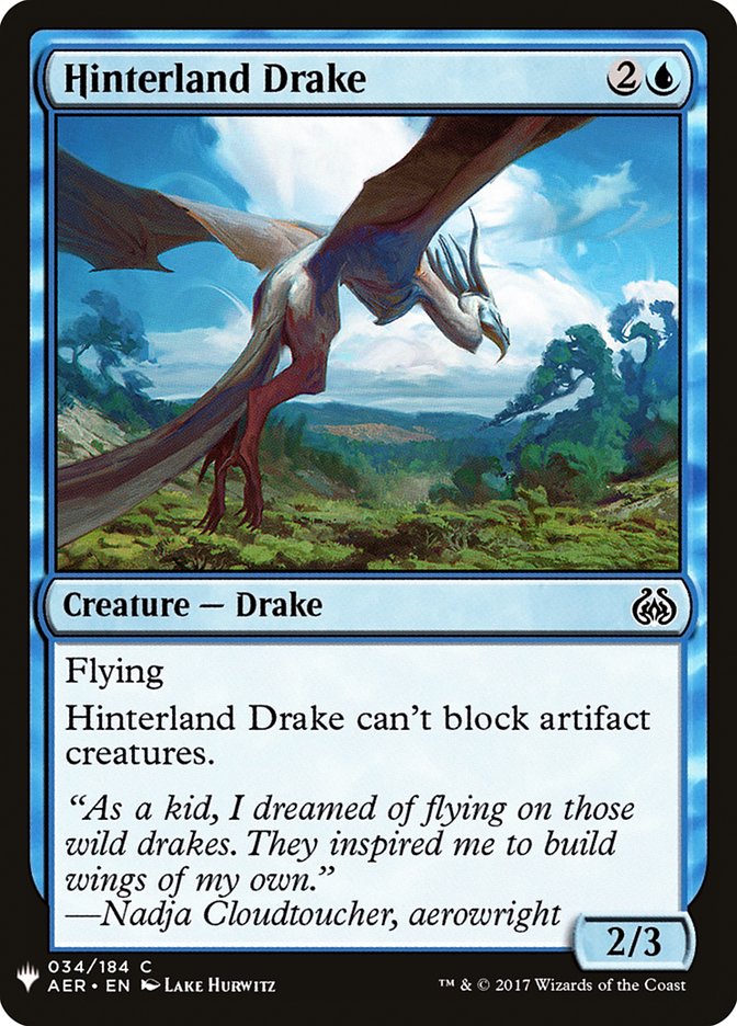 Hinterland Drake [Mystery Booster] | Spectrum Games