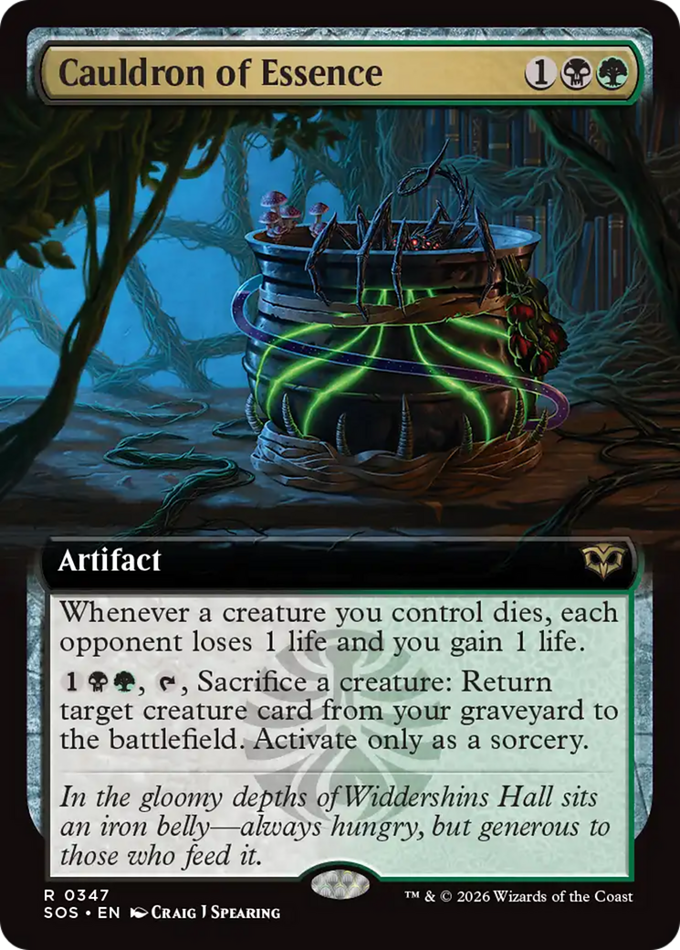 Cauldron of Essence (Extended Art) [Secrets of Strixhaven] | Spectrum Games