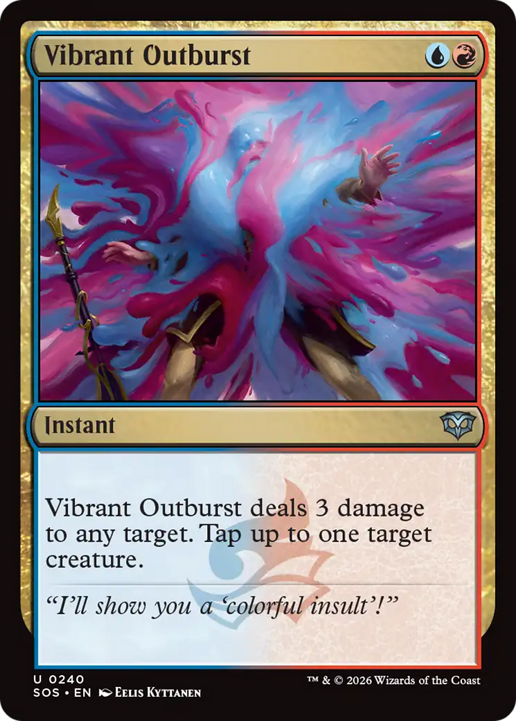 Vibrant Outburst [Secrets of Strixhaven] | Spectrum Games