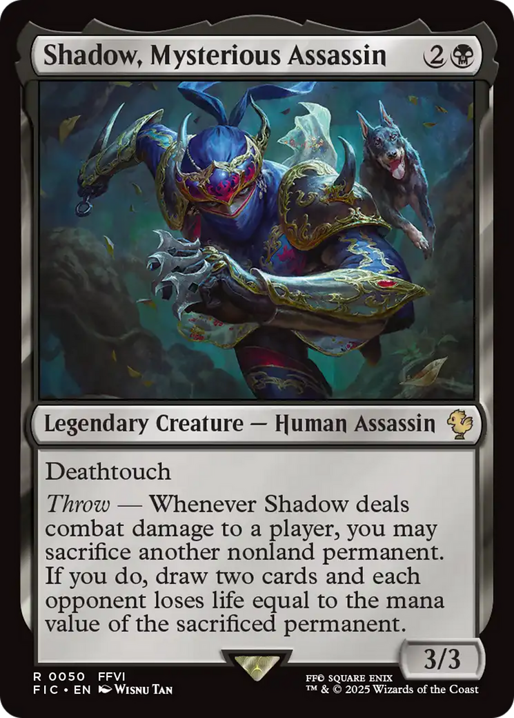 Shadow, Mysterious Assassin [FINAL FANTASY Commander] | Spectrum Games
