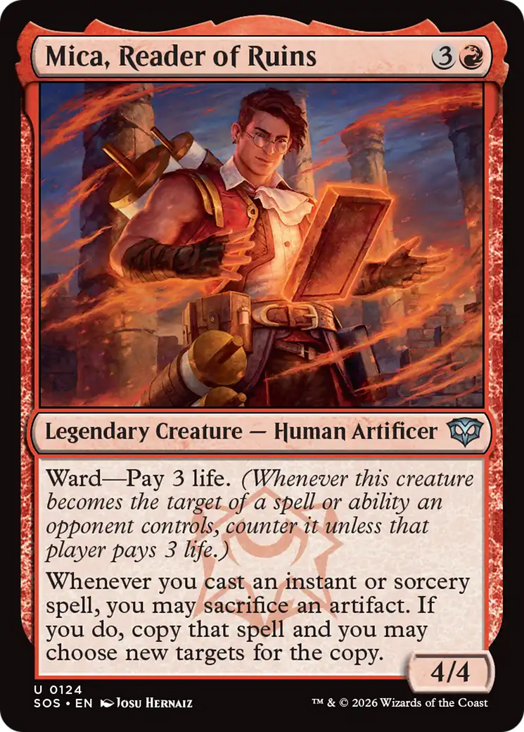 Mica, Reader of Ruins [Secrets of Strixhaven] | Spectrum Games