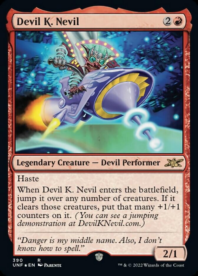 Devil K. Nevil (Galaxy Foil) [Unfinity] | Spectrum Games