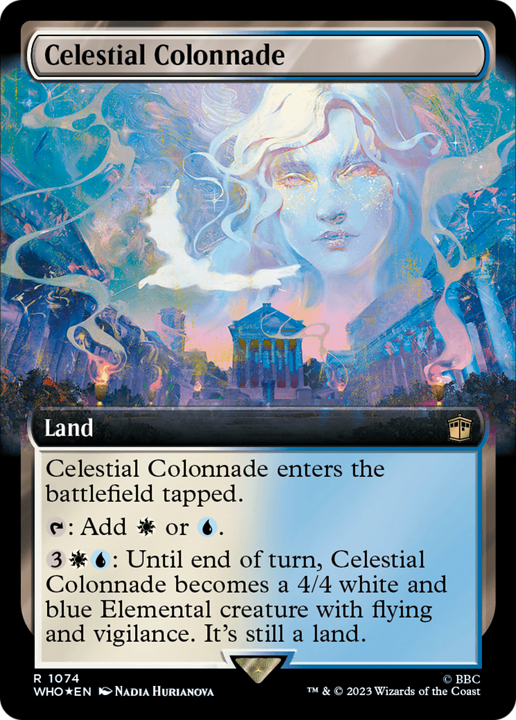 Celestial Colonnade (Extended Art) (Surge Foil) [Doctor Who] | Spectrum Games