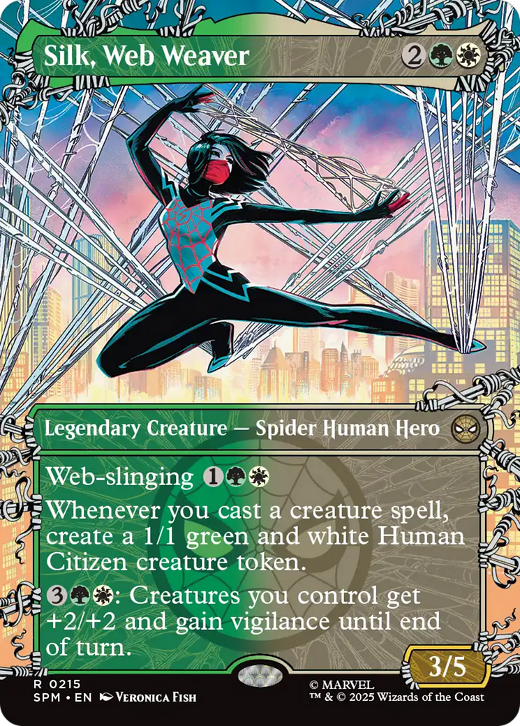 Silk, Web Weaver (Borderless) [Marvel's Spider-Man] | Spectrum Games