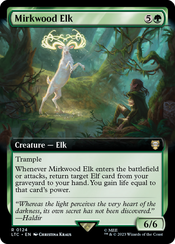 Mirkwood Elk (Extended Art) [The Lord of the Rings: Tales of Middle-Earth Commander] | Spectrum Games
