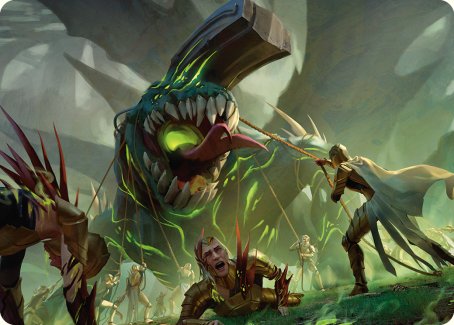 Noxious Assault Art Card [Phyrexia: All Will Be One Art Series] | Spectrum Games
