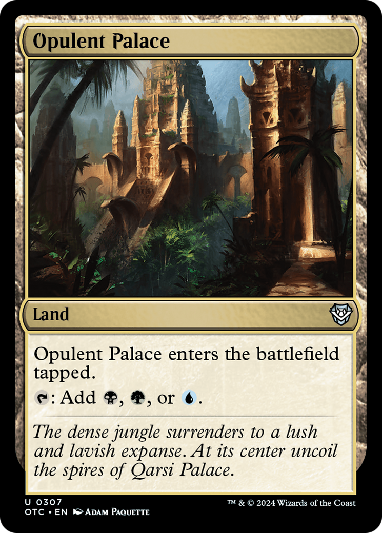 Opulent Palace [Outlaws of Thunder Junction Commander] | Spectrum Games