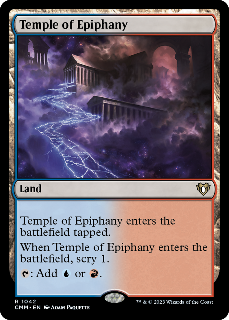 Temple of Epiphany [Commander Masters] | Spectrum Games