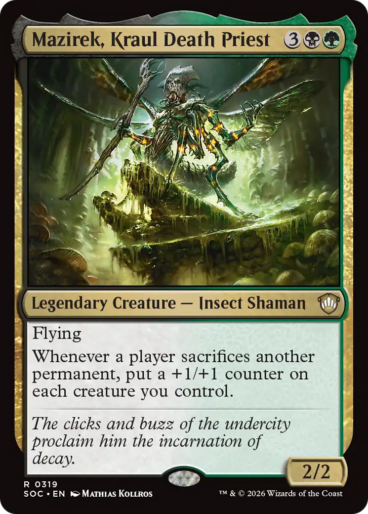 Mazirek, Kraul Death Priest [Secrets of Strixhaven Commander] | Spectrum Games