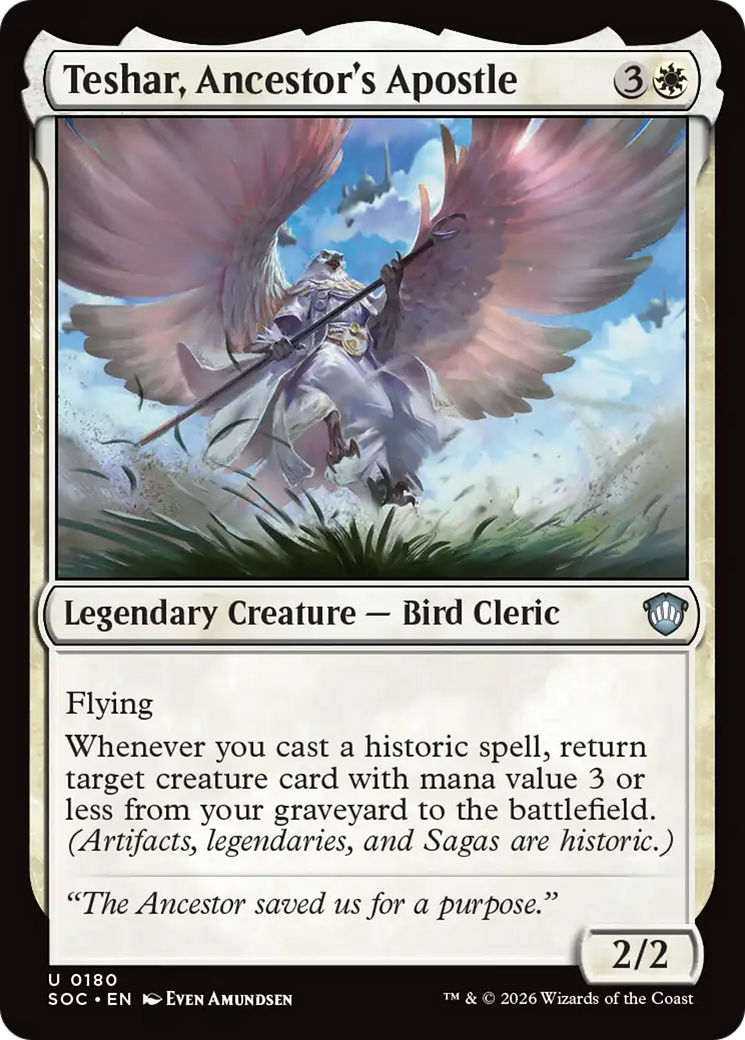 Teshar, Ancestor's Apostle [Secrets of Strixhaven Commander] | Spectrum Games