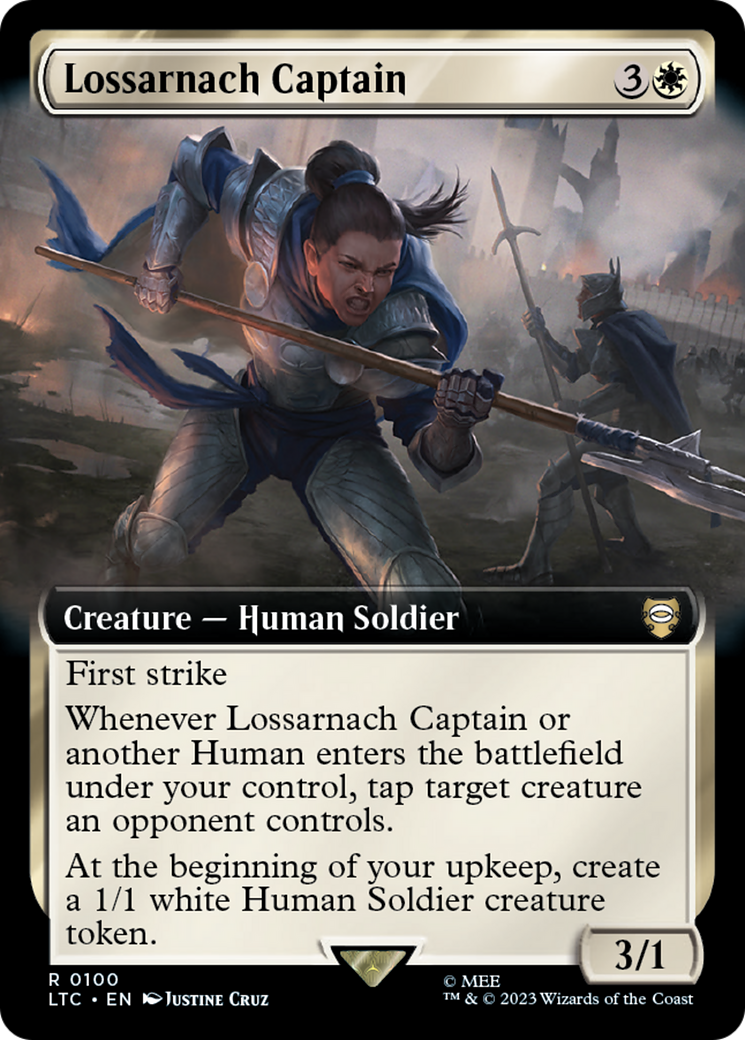 Lossarnach Captain (Extended Art) [The Lord of the Rings: Tales of Middle-Earth Commander] | Spectrum Games