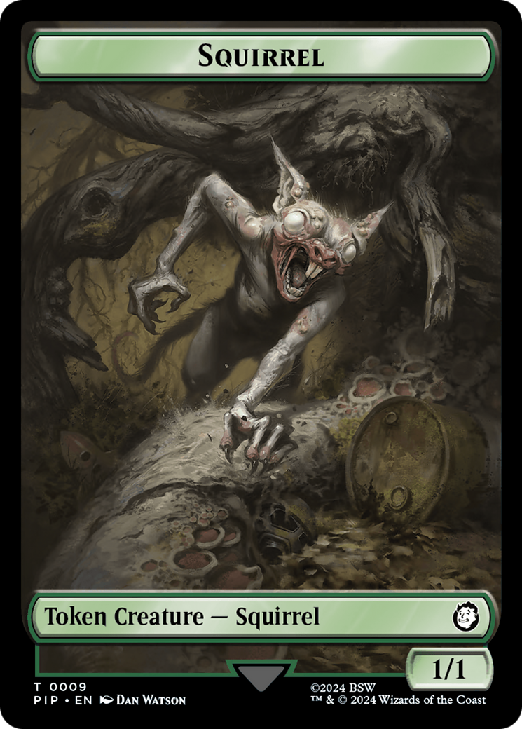 Junk // Squirrel Double-Sided Token [Fallout Tokens] | Spectrum Games