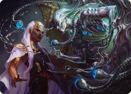 Mirage Mockery Art Card [Phyrexia: All Will Be One Art Series] | Spectrum Games