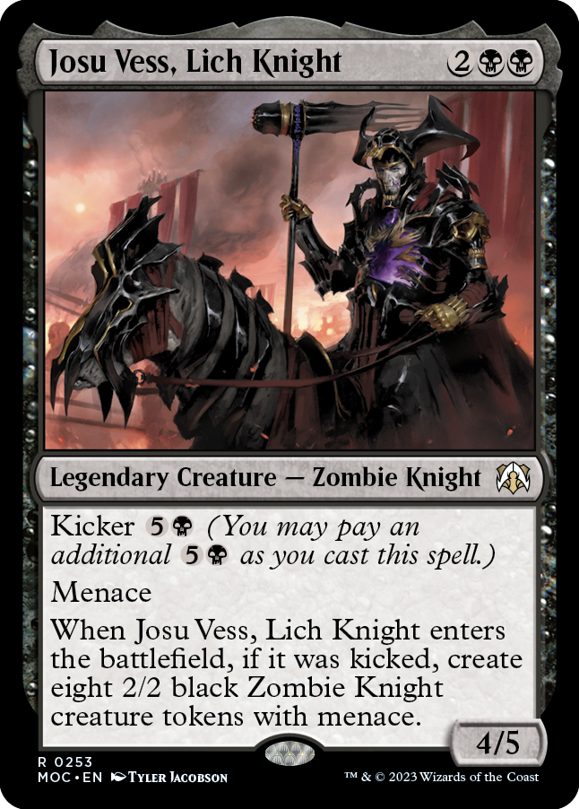 Josu Vess, Lich Knight [March of the Machine Commander] | Spectrum Games