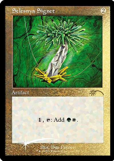 Selesnya Signet (Retro) (Foil Etched) [Secret Lair Drop Series] | Spectrum Games