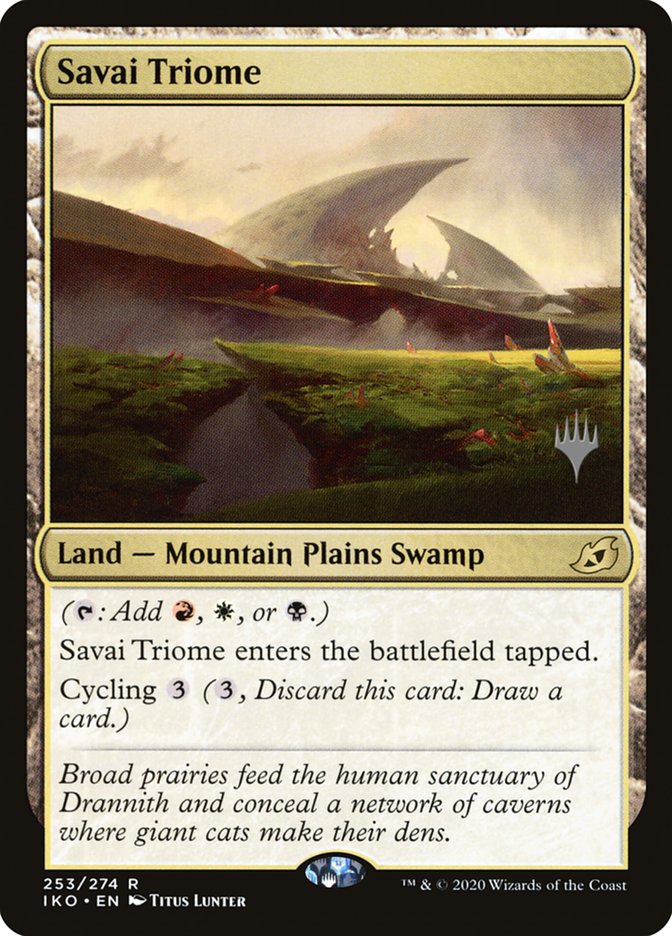 Savai Triome (Promo Pack) [Ikoria: Lair of Behemoths Promos] | Spectrum Games