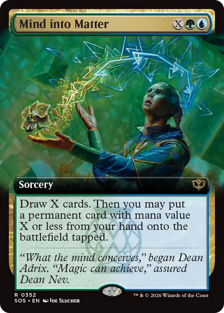 Mind into Matter (Extended Art) [Secrets of Strixhaven] | Spectrum Games