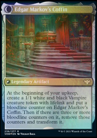 Edgar, Charmed Groom // Edgar Markov's Coffin [Innistrad: Crimson Vow Prerelease Promos] | Spectrum Games