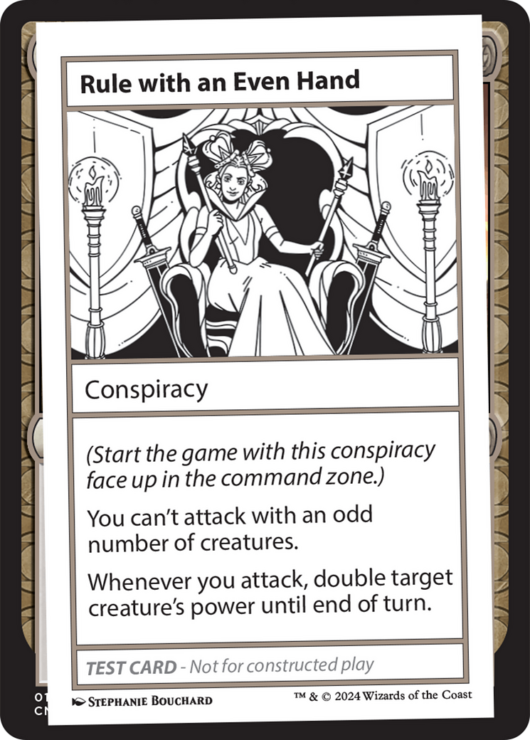 Rule with an Even Hand [Mystery Booster 2 Playtest Cards] | Spectrum Games