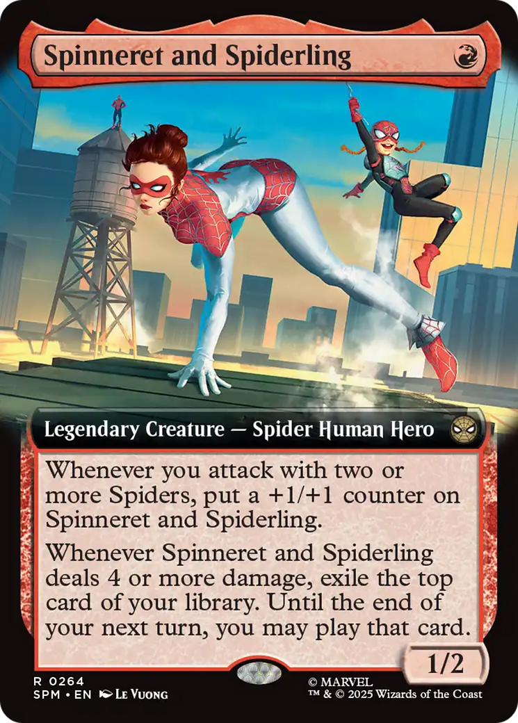 Spinneret and Spiderling (Extended Art) [Marvel's Spider-Man] | Spectrum Games
