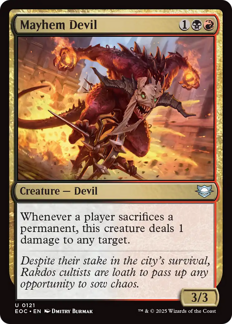 Mayhem Devil [Edge of Eternities Commander] | Spectrum Games
