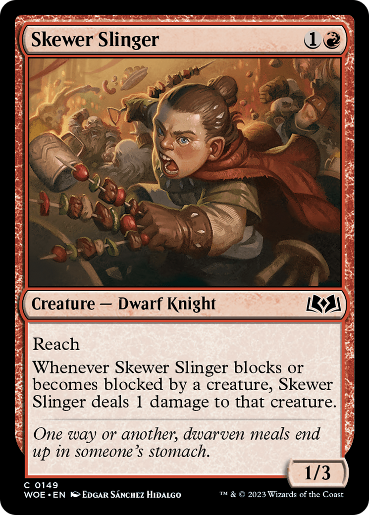 Skewer Slinger [Wilds of Eldraine] | Spectrum Games