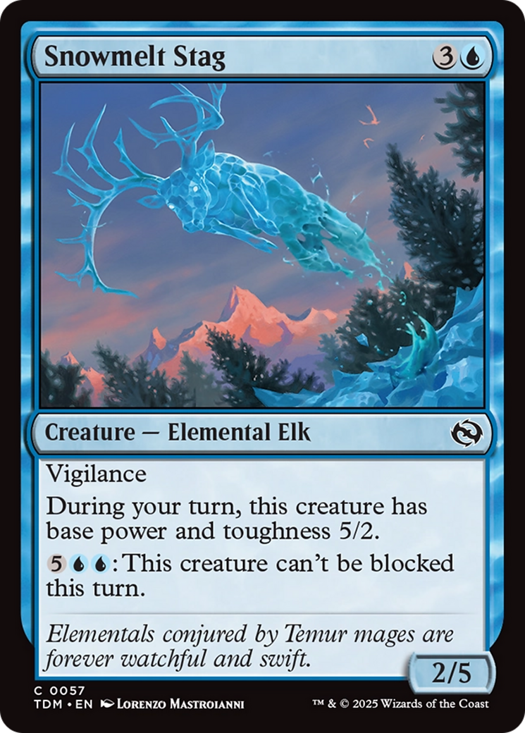 Snowmelt Stag [Tarkir: Dragonstorm] | Spectrum Games