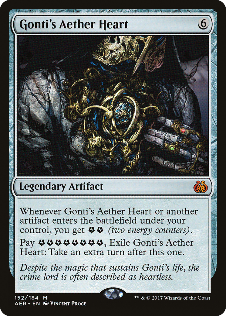 Gonti's Aether Heart (Ripple Foil) [Modern Horizons 3 Commander] | Spectrum Games