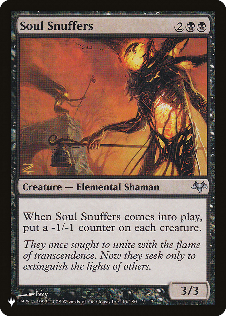 Soul Snuffers [The List] | Spectrum Games