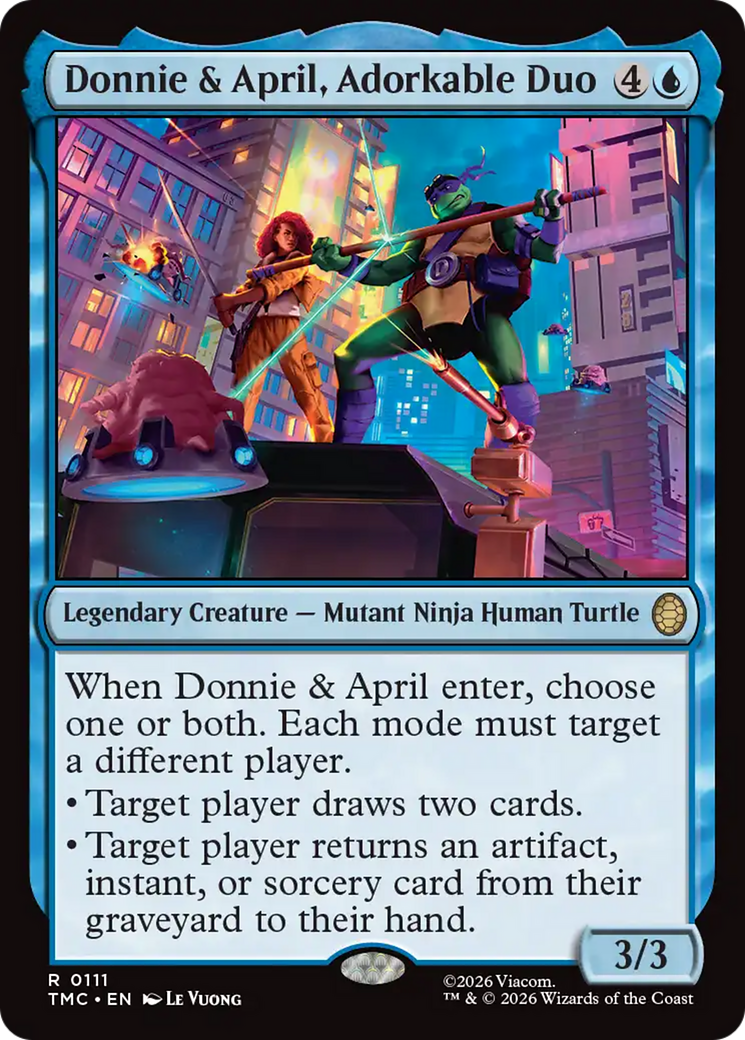 Donnie & April, Adorkable Duo [Teenage Mutant Ninja Turtles Commander] | Spectrum Games