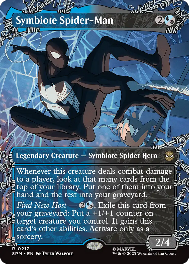 Symbiote Spider-Man (Borderless) [Marvel's Spider-Man] | Spectrum Games