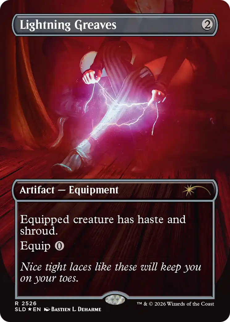 Lightning Greaves (2526) [Secret Lair Drop Series] | Spectrum Games