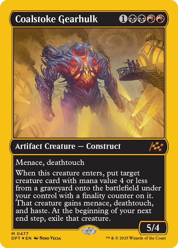 Coalstoke Gearhulk (First-Place Foil) [Aetherdrift] | Spectrum Games